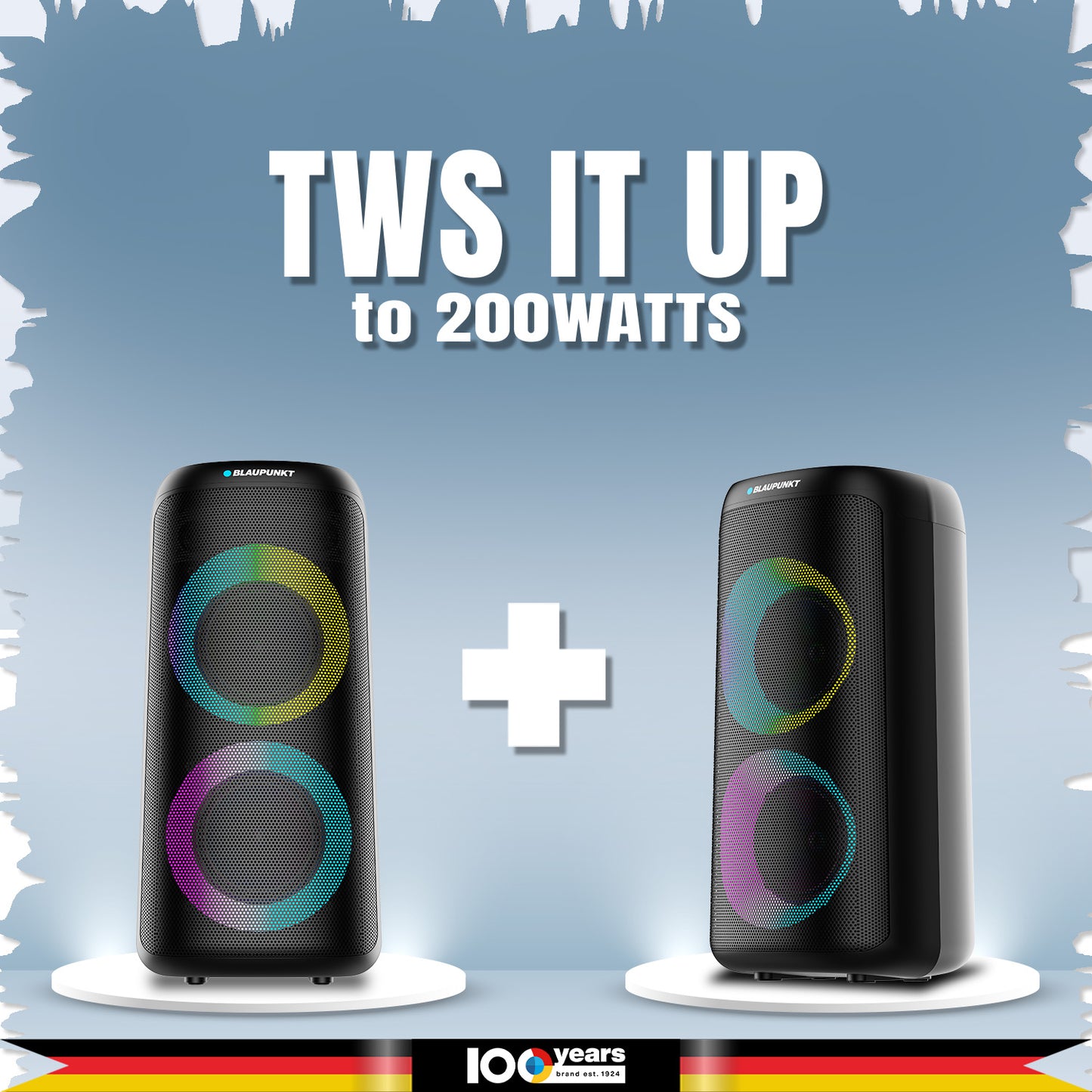 Rock & Roll RAVE 100W Party Speaker