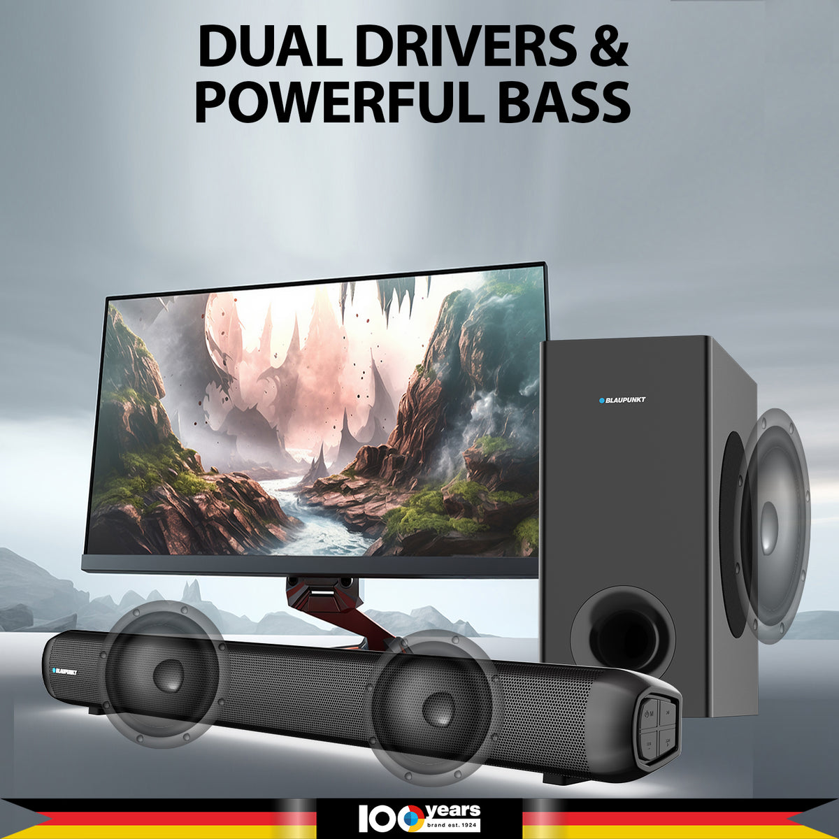SBW100 PRO+ 100W Soundbar with Subwoofer Refurbished
