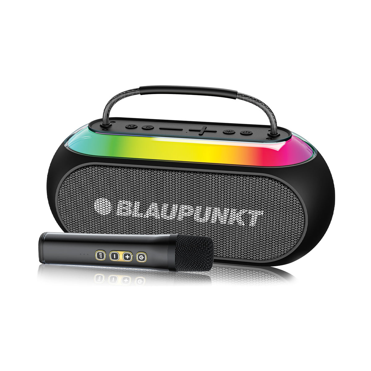 Atomik Kolors Boombox Portable Party Speaker (Black)