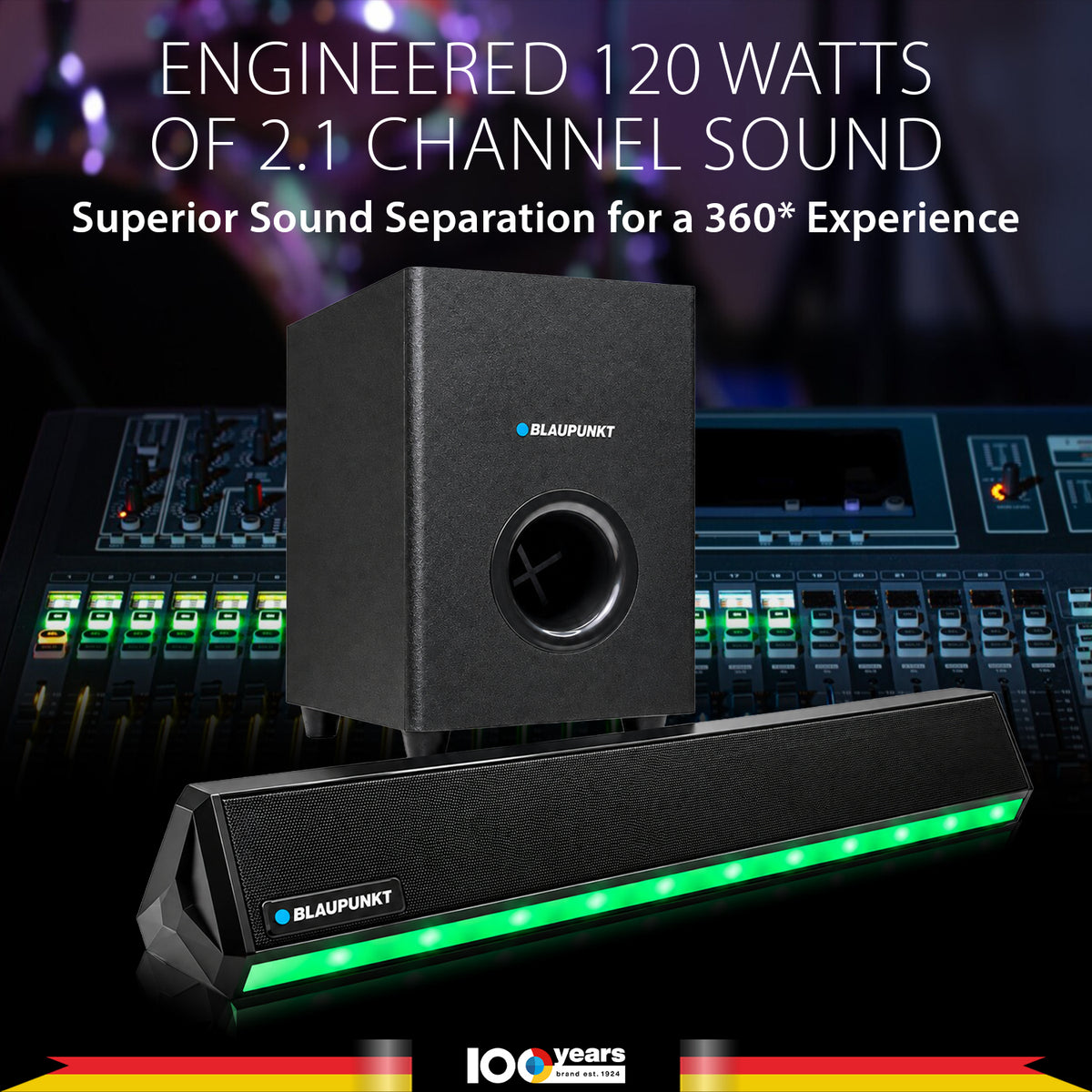 SBW120 Soundbar With Subwoofer
