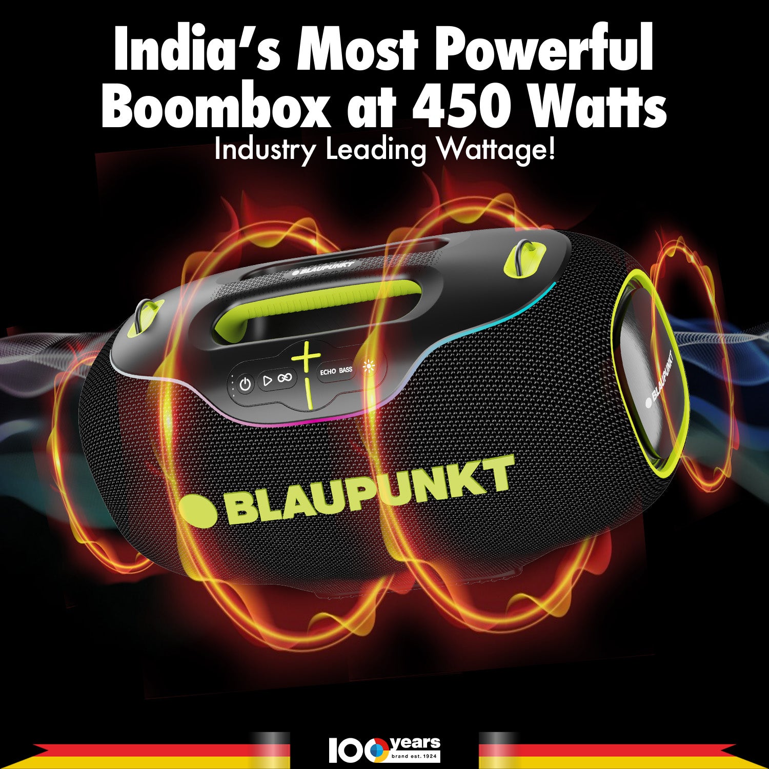 Bluetooth speaker with wireless mic