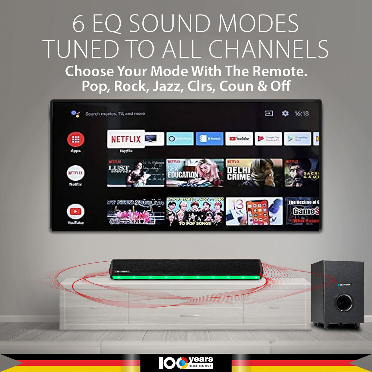 SBW120 Soundbar With Subwoofer