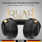 BH71 Moksha India’s 1st Hybrid ANC Gyro Head Tracking Headphone with 360° Spatial Audio