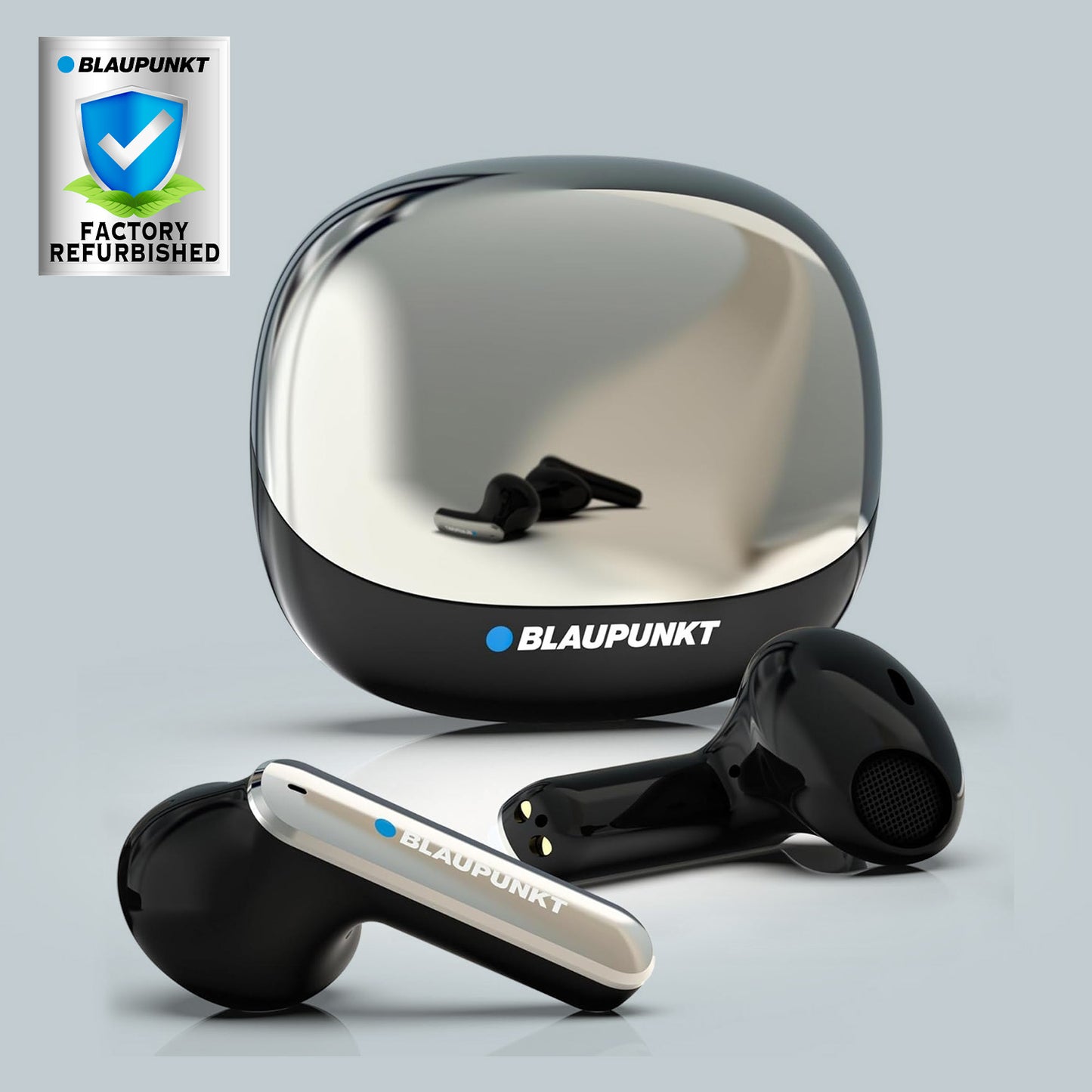 BTW100 Khrome True Wireless Earbuds Refurbished (Black)