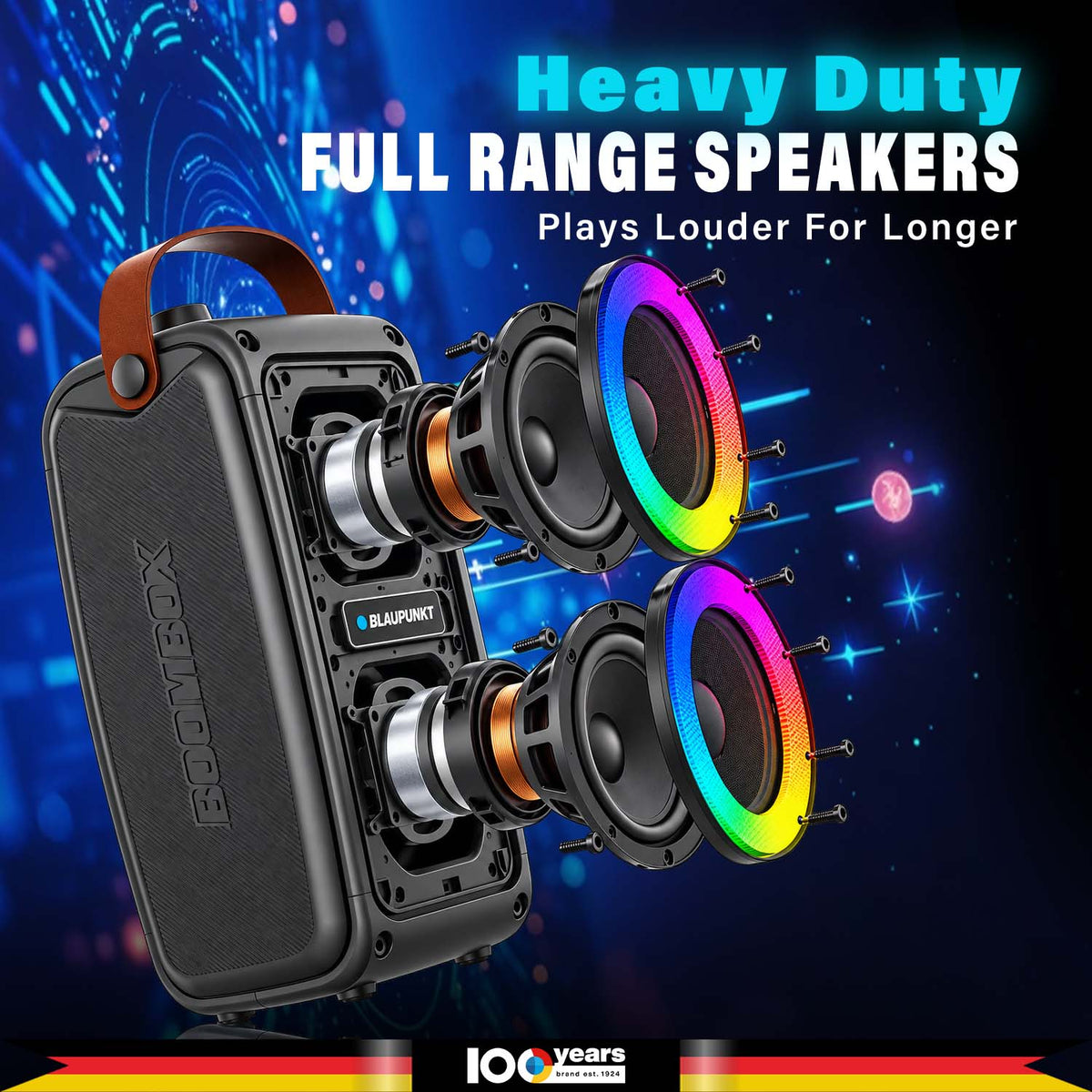 Atomik PS40 Elite  Bluetooth 40W Outdoor Party Speaker