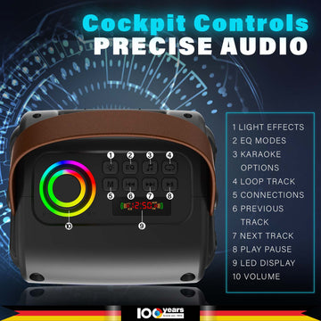 Atomik PS40 Elite  Bluetooth 40W Outdoor Party Speaker