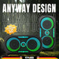 Blaupunkt Rock & Roll RHYTHM 100W with Dual 6.5'' woofers, Bass Boost, TWS Party Speaker