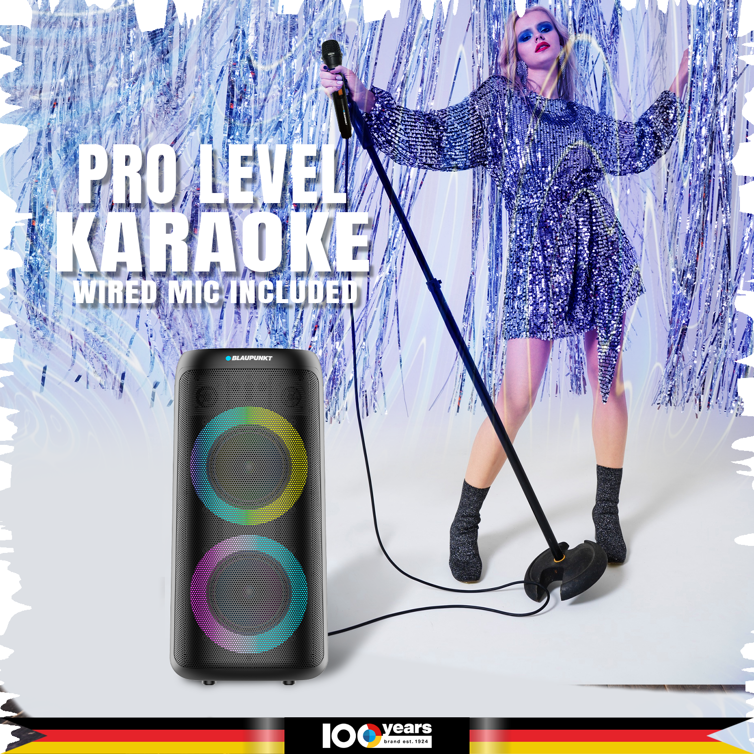 Rock & Roll RAVE 100W Party Speaker