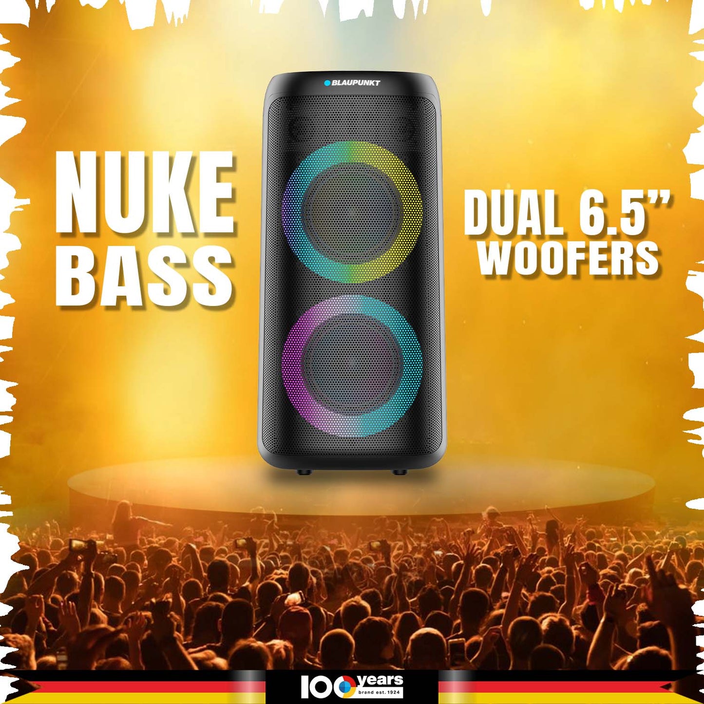 Rock & Roll RAVE 100W Party Speaker