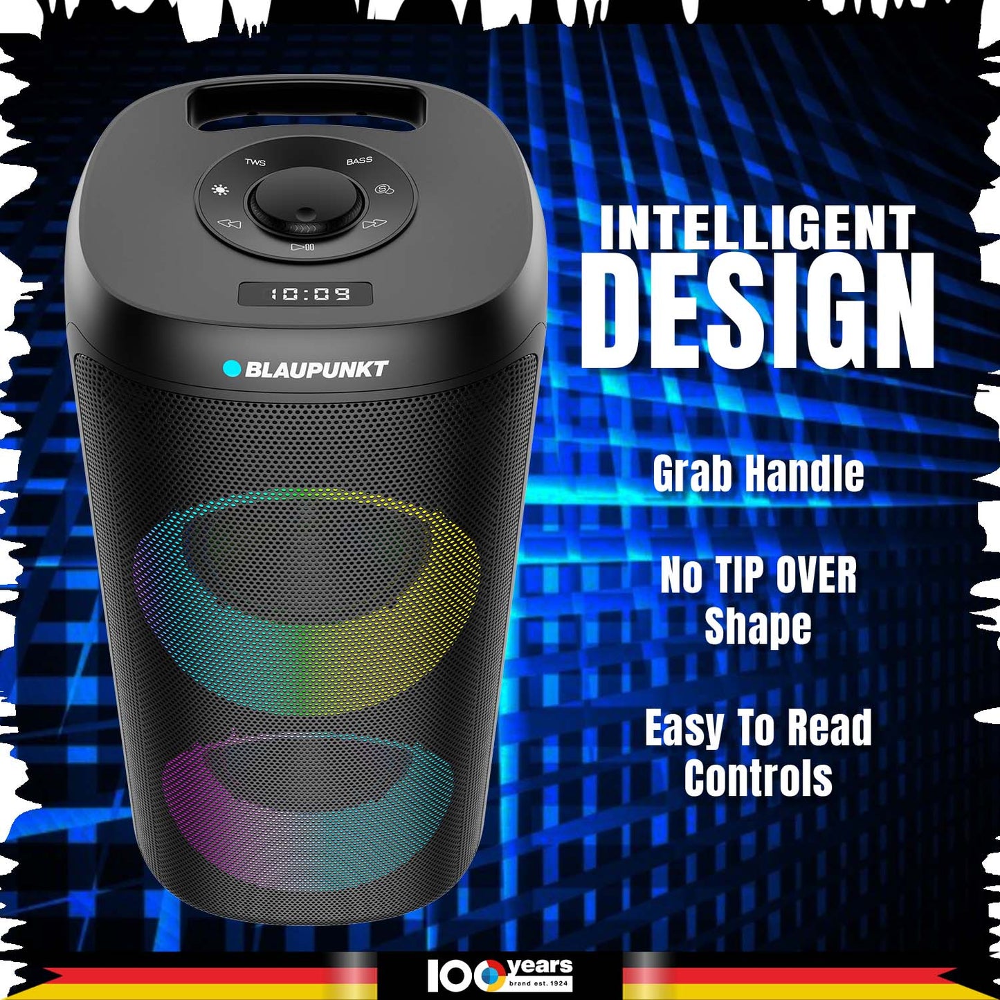 Rock & Roll RAVE 100W Party Speaker