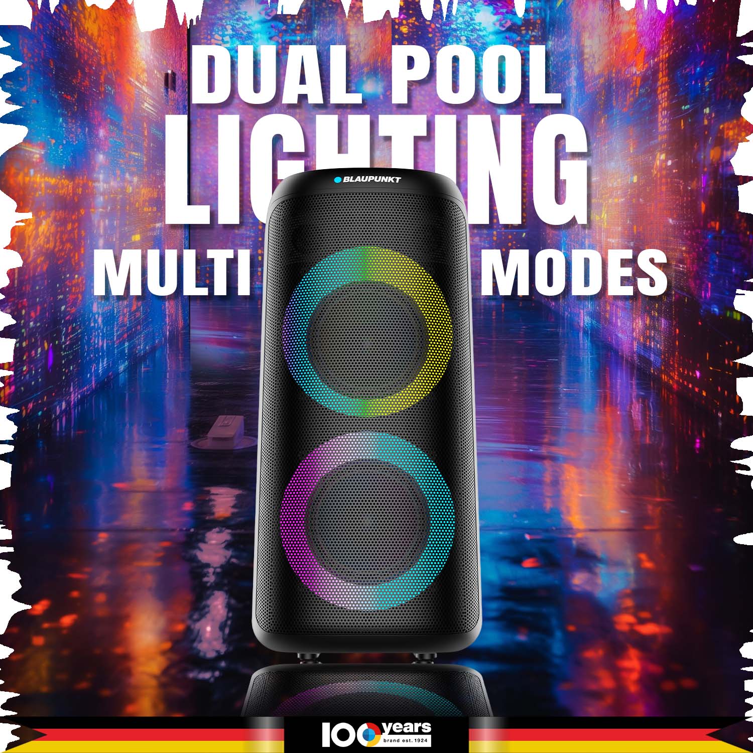 Rock & Roll RAVE 100W Party Speaker