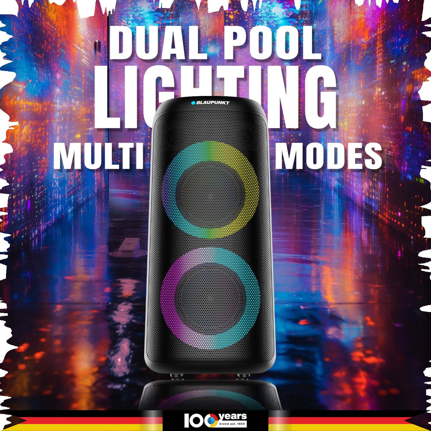 Rock & Roll RAVE 100W Party Speaker