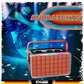 Atomik Retro Vibe 20W Portable Boombox Party Speaker (Orange)