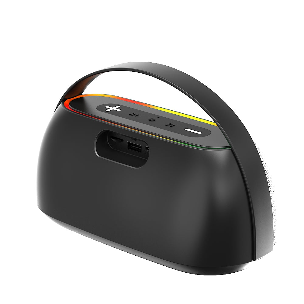 Atomik Grab 20W Portable Boombox Party Speaker (Black)