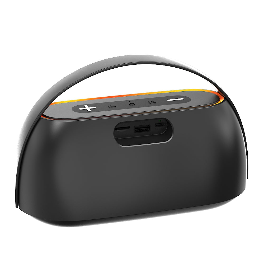 Atomik Grab 20W Portable Boombox Party Speaker (Black)