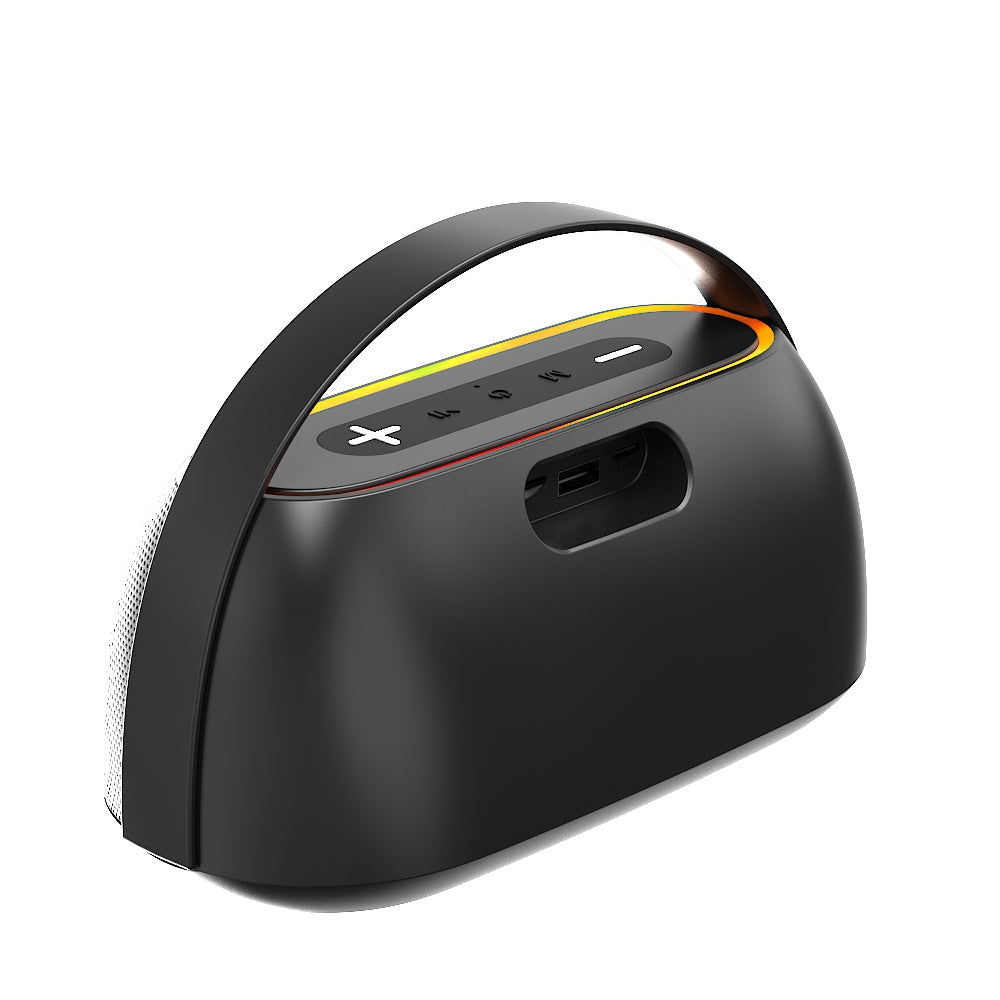 Atomik Grab 20W Portable Boombox Party Speaker (Black)