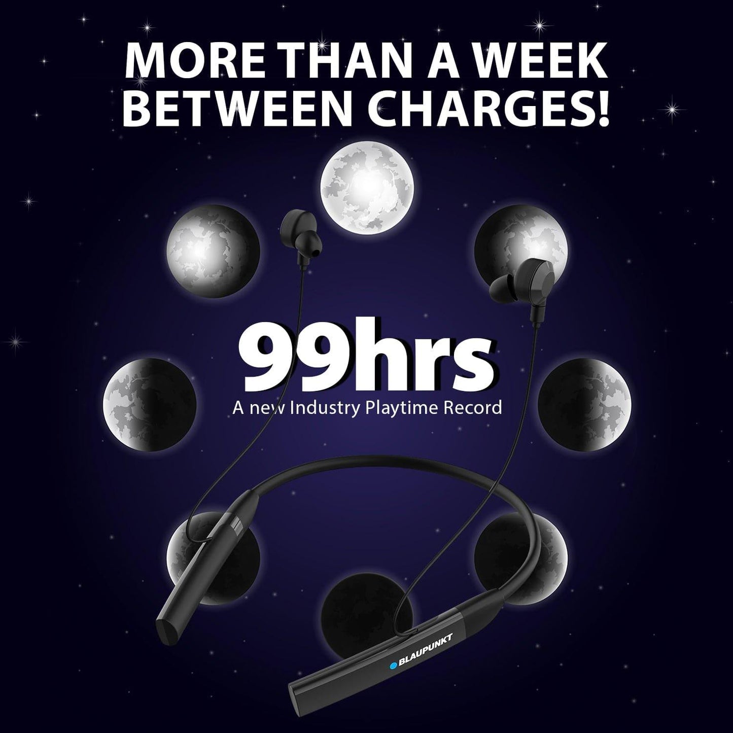 Wireless NeckBand Earphones