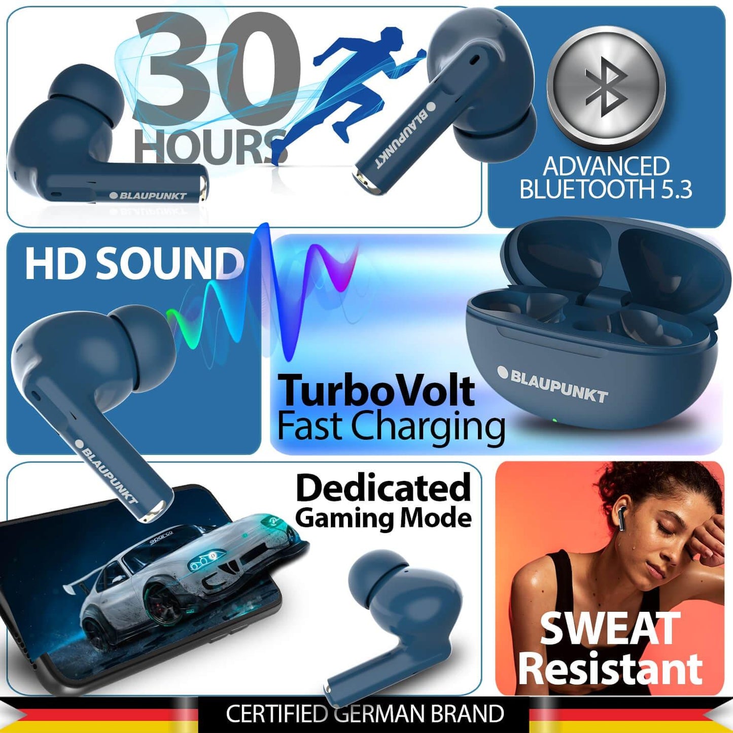 Bluetooth earbuds 