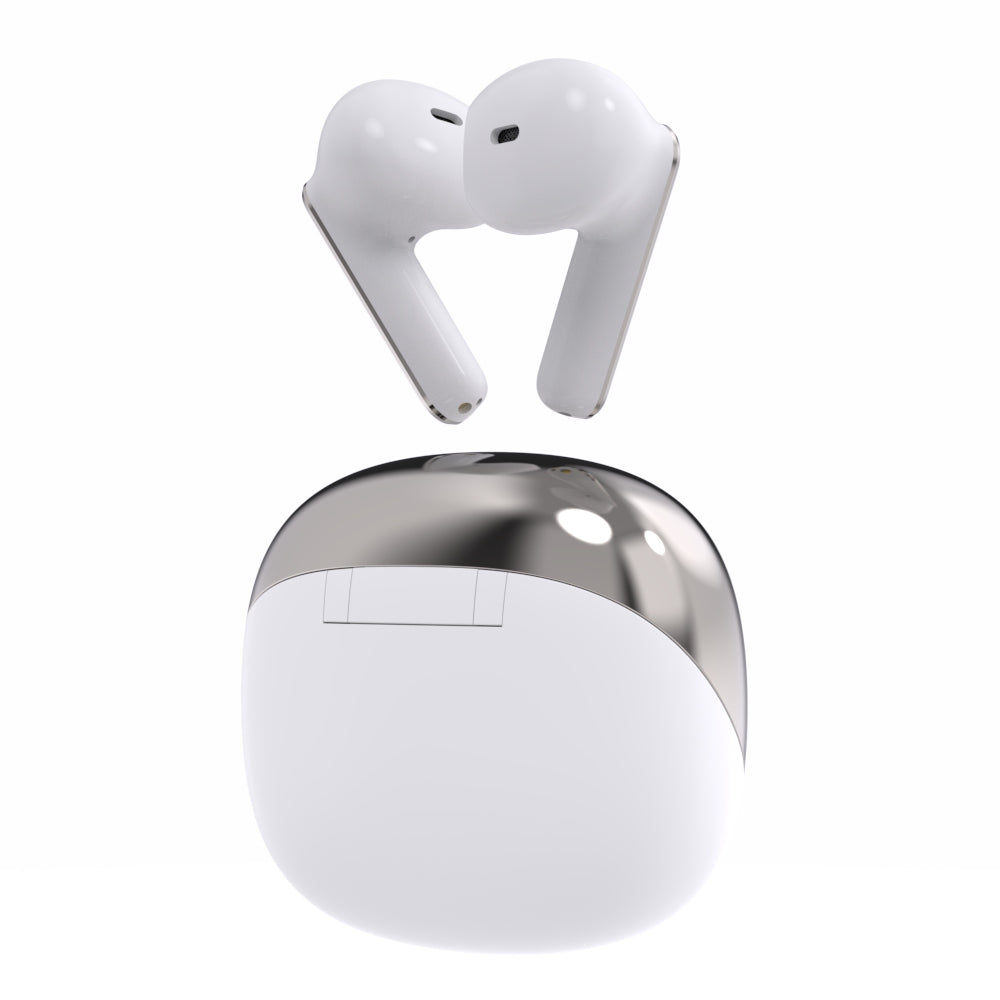 BTW100 Khrome True Wireless Bluetooth Earbuds (White)