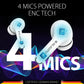 BTW100 Xtreme True Wireless Bluetooth Earbuds (WH) - Blaupunkt India