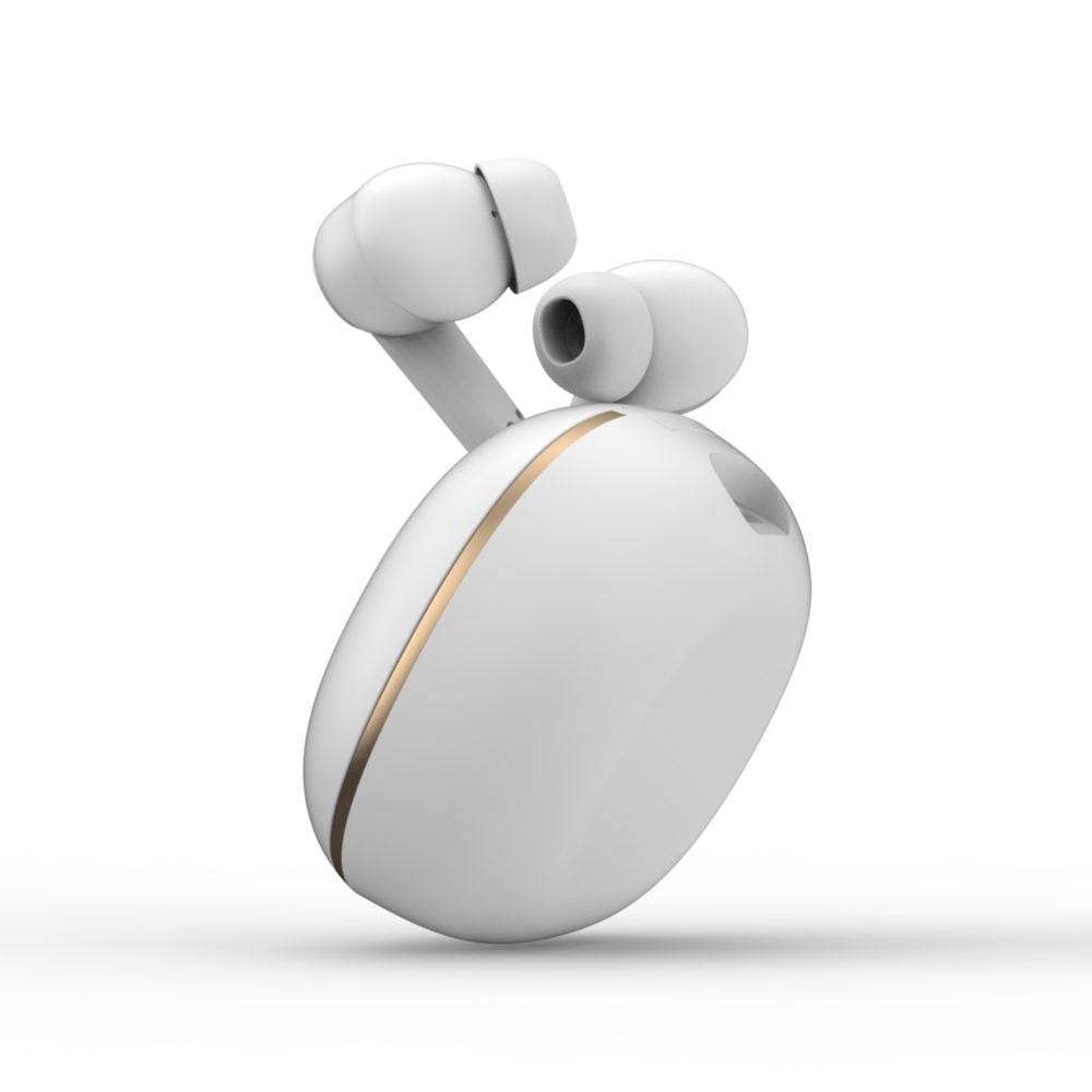 BTW300 Xtreme Moksha Maxbuds TRUE ANC Wireless Earbuds (White)