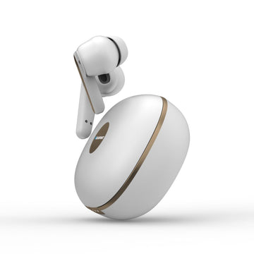 BTW300 Xtreme Moksha Maxbuds TRUE ANC Wireless Earbuds (White)