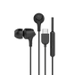 EM-01 Type C Wired Earphone with Noise Cancellation (Black) - Blaupunkt India