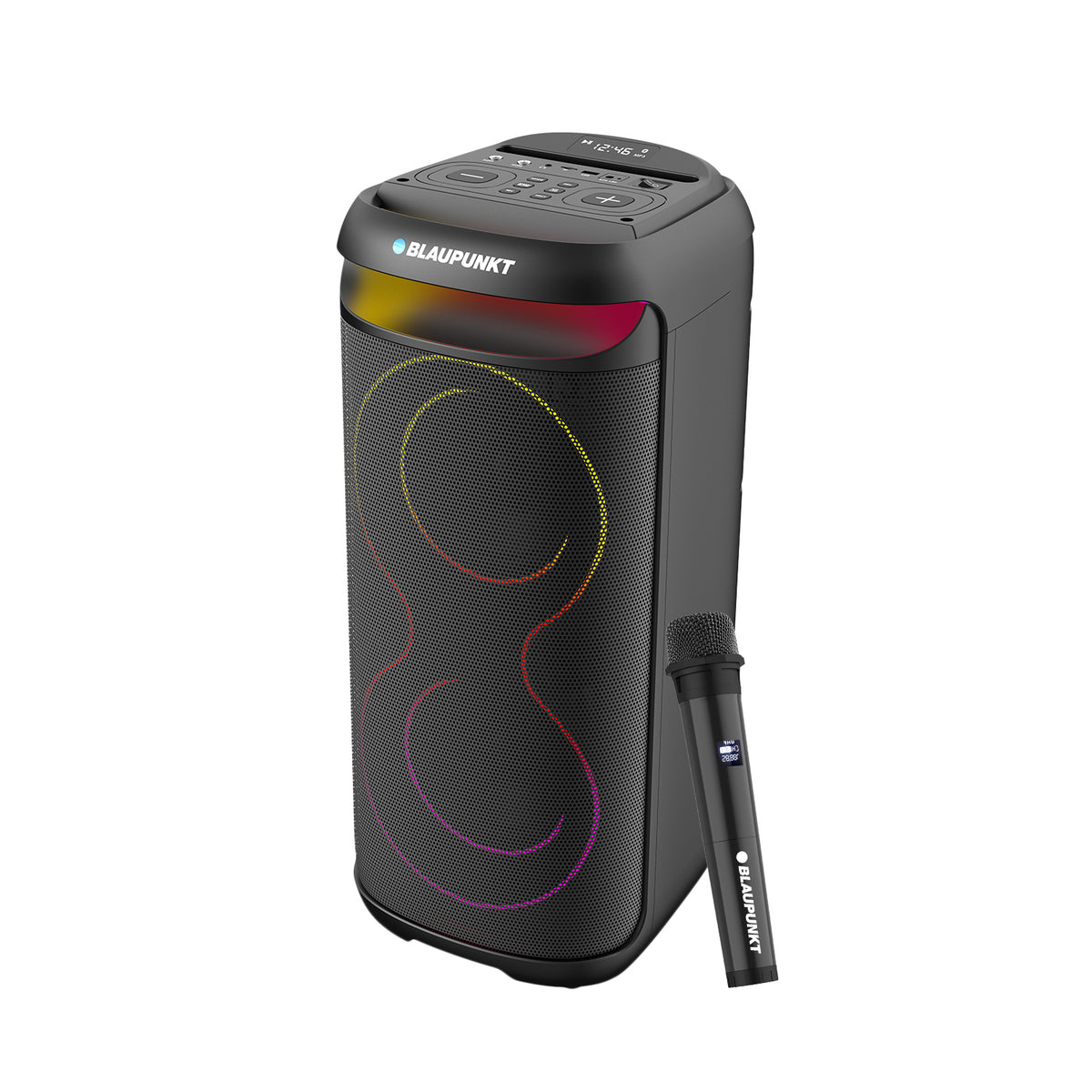 PS75 Pro Bluetooth 100W party speaker with mic