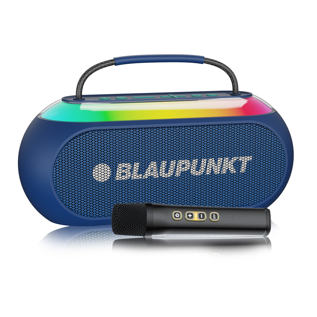 Atomik Kolors Boombox Portable Party Speaker (Blue)