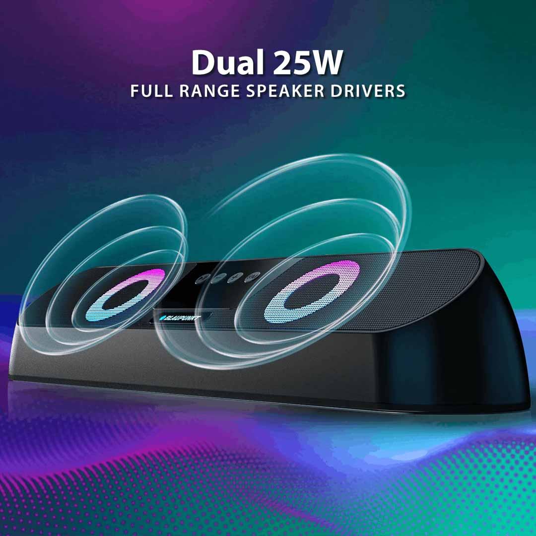 SBA25 25W Gaming Bluetooth Soundbar - Blaupunkt India