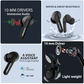 Blaupunkt BTW20 BK Bluetooth Headset | Charging Case: 470mAh
