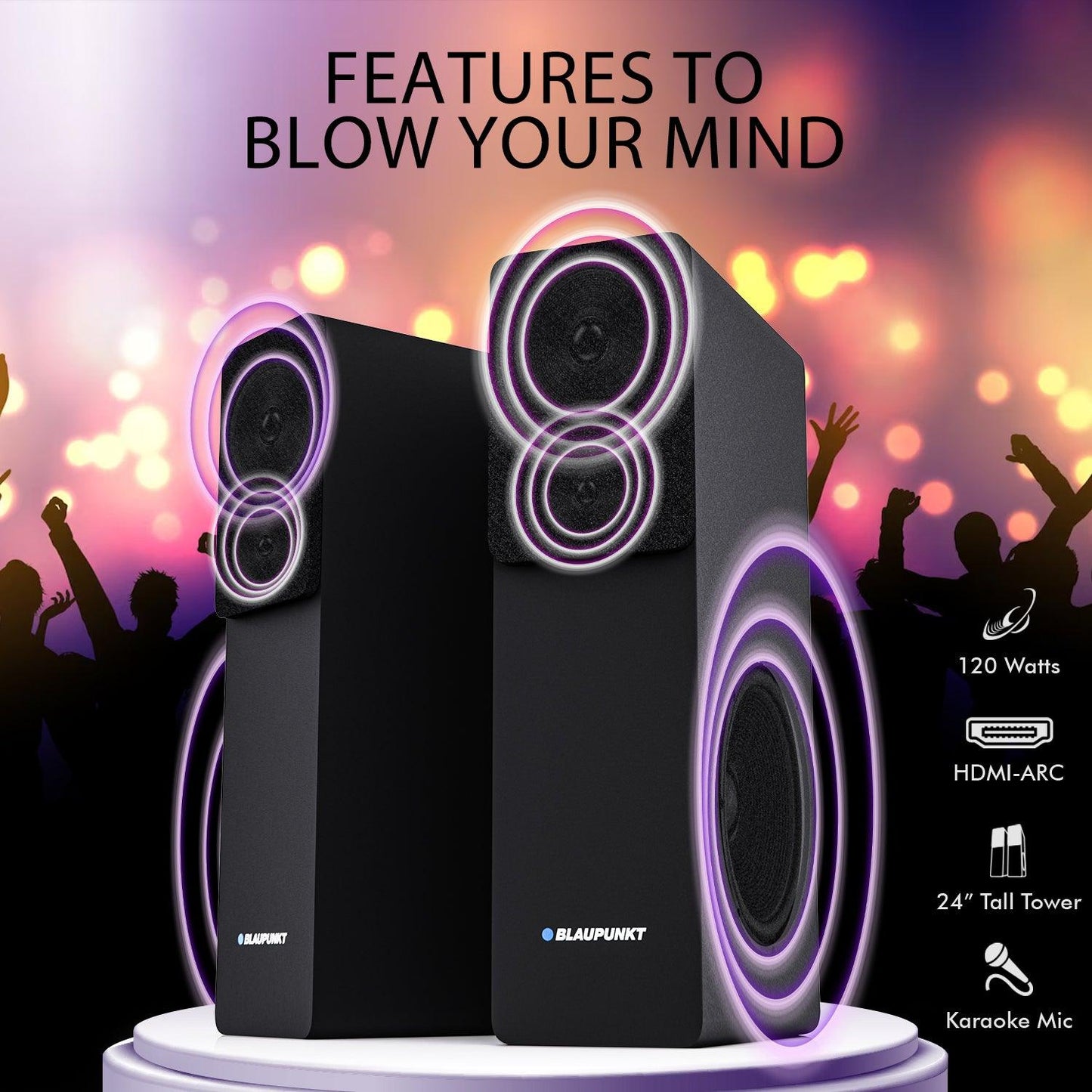 TS120 Black - Blaupunkt India